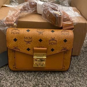 MCM Millie Visetos crossbody brand new never used.